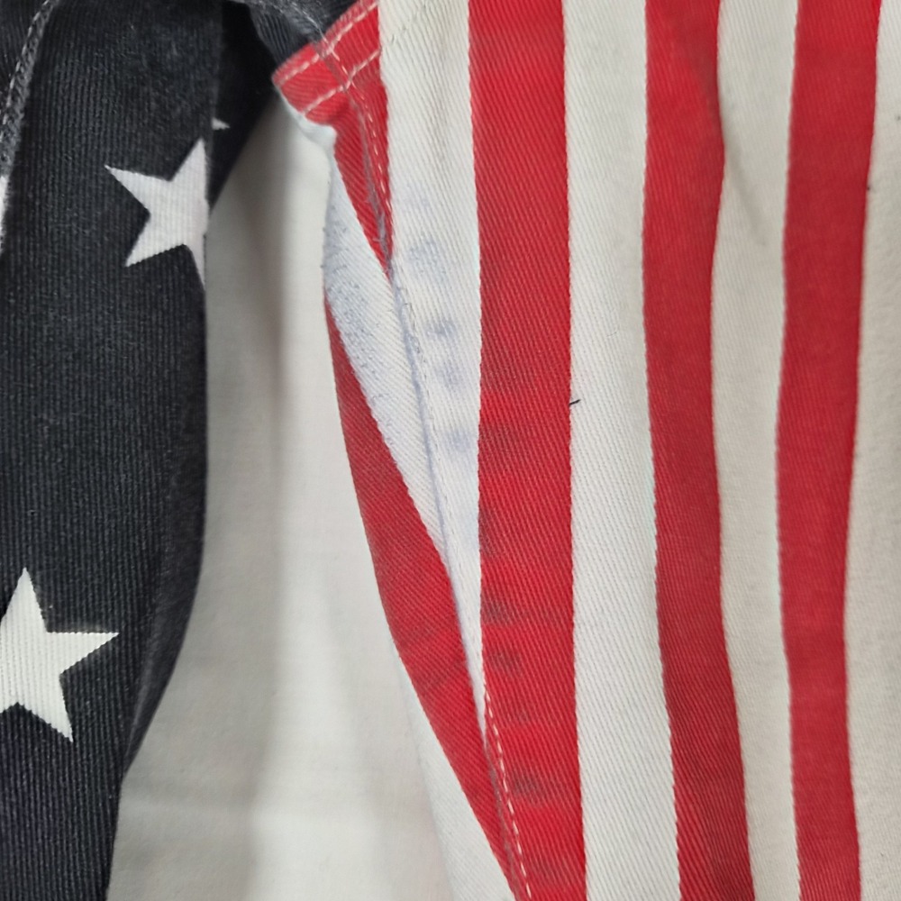 American Flag Jeans Womens US 6 Stars Stripes Red White Blue Patriotic‎ Bell... - Picture 14 of 14